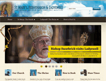 Tablet Screenshot of ladyewellshrine.co.uk
